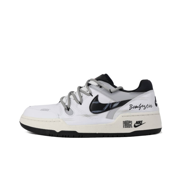 Nike Nike Full Force Bombastic Mood, Street, Graffiti, Letter, Distressed, Classic Trend Low top Skateboard Shoes Men's