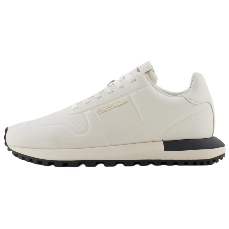 EMPORIO ARMANI Low top Casual Shoes Men's White
