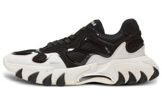 BALMAIN B East Mesh Panelled Trainers