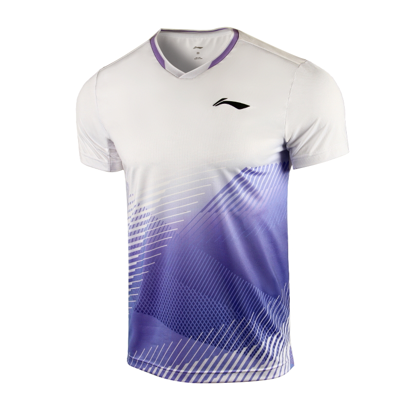 Li-Ning Li Ning Badminton Collection Badminton Jersey Men's Standard White/Denim Blue