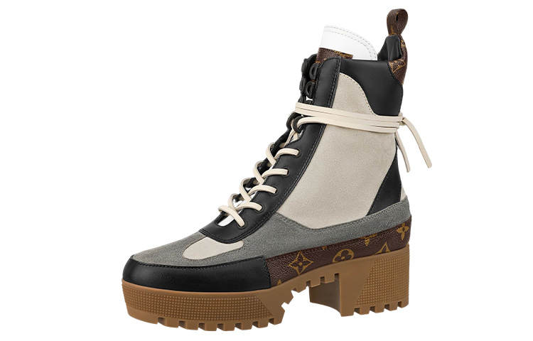 LOUIS VUITTON LOUIS VUITTON Laureate Combat Boots Women's Multicolor