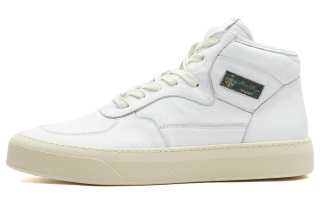 RHUDE Leather Mid top Skateboard Shoes Men's White