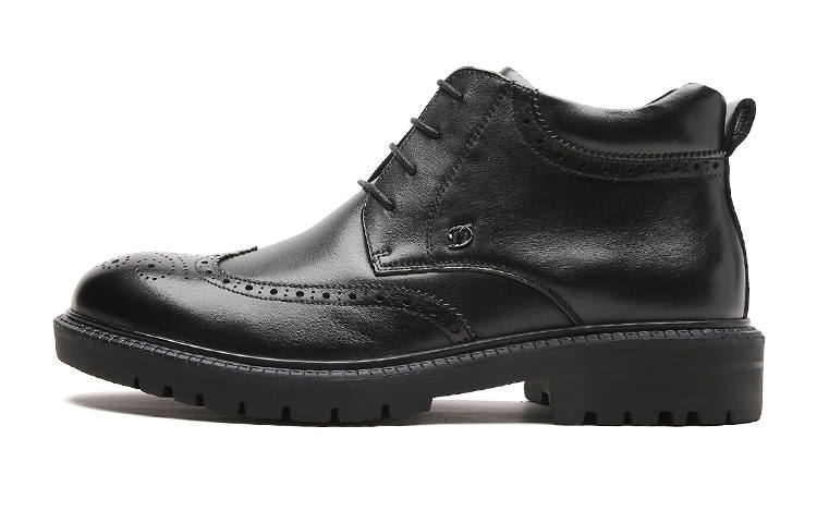 S.T.Dupont S. T.DUPONT Cow Leather Casual Shoes Men's Black