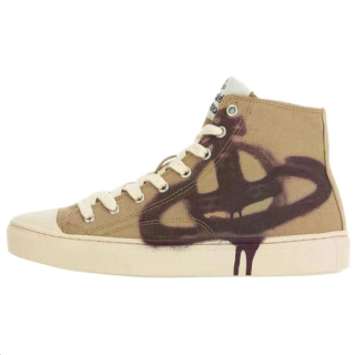 Vivienne Westwood High top Canvas Shoes Women's Brown