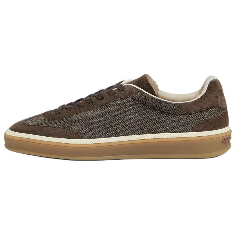 Loro Piana Tennis Walk Low top Skateboard Shoes Women's Brown