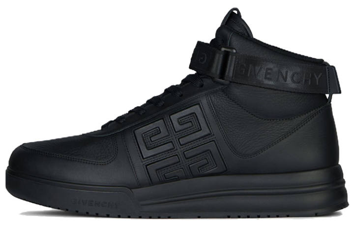 Givenchy Givenchy G4 Leather Stylish Skateboarding Shoes Men's Black