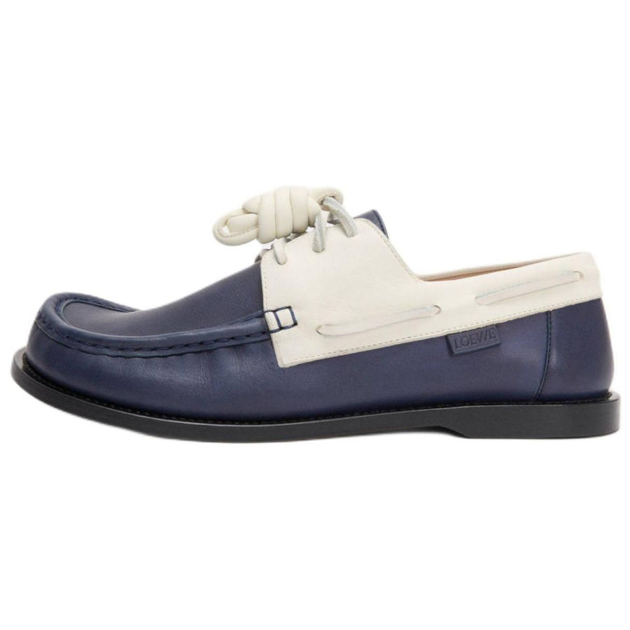 LOEWE Campo Calfskin Casual Shoes Women's Blue
