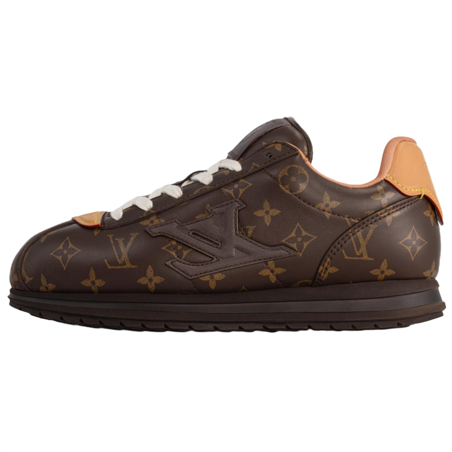 LOUIS VUITTON X Nigo Collaboration FW25 Buttersoft Low top Casual Shoes Unisex Dark Brown