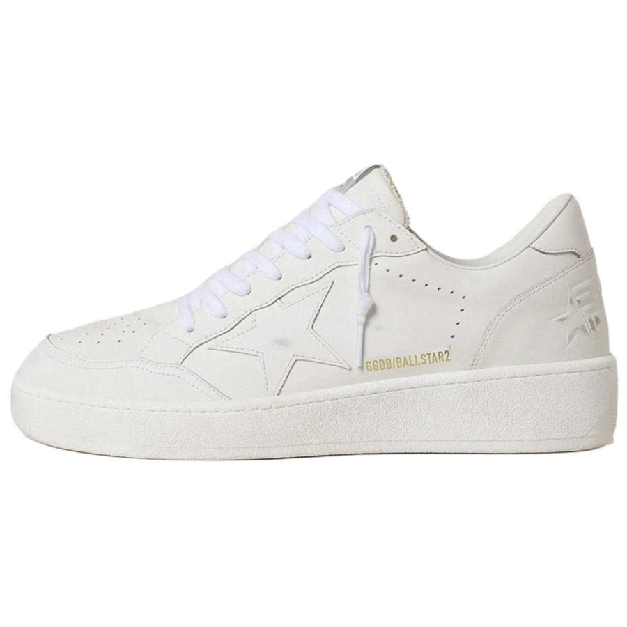 Golden Goose Ball Star Low top Skateboard Shoes Women's White