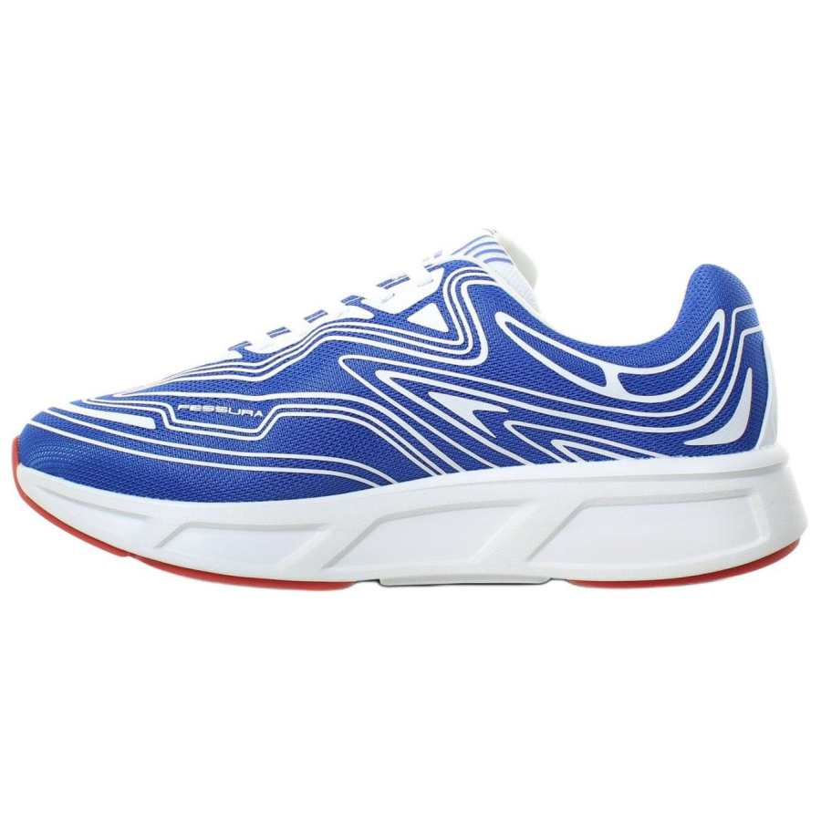 FESSURA Run Low top Casual Shoes 4cm Men's Blue White