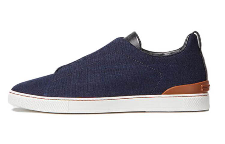 Ermenegildo Zegna Zegna Triple Stitch Denim Sneakers