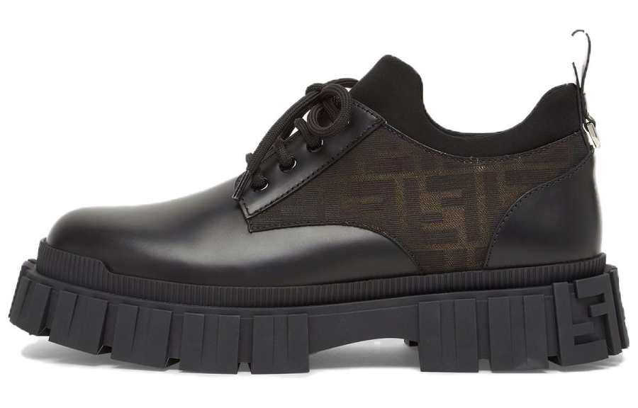 FENDI FENDI Force Panelled Derby Shoes