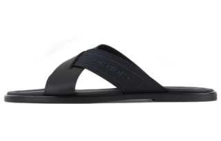GIORGIO ARMANI ARMANI Slide Slippers Men's Black