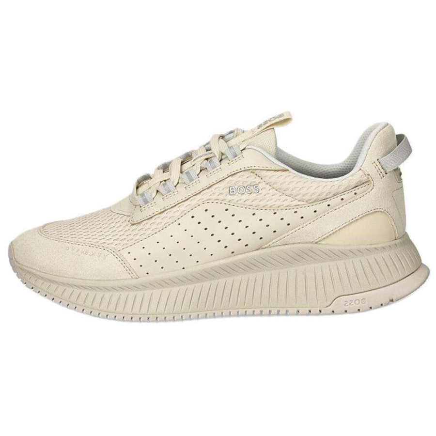 HUGO BOSS Fabric Low top Casual Shoes Men's Beige