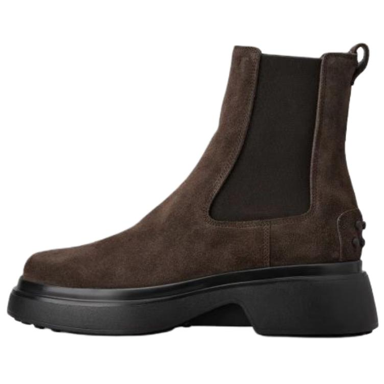 TOD'S Round Toe Slip On Boots Women's