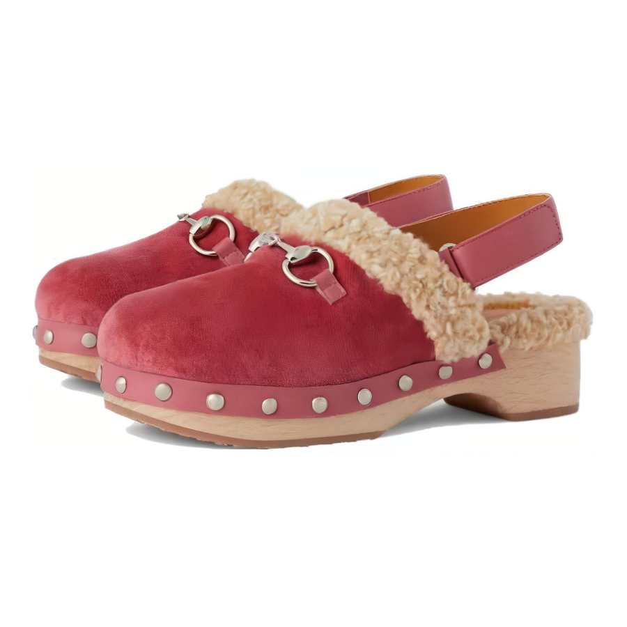 GUCCI Horsebit Children's Sandals Red Kids'