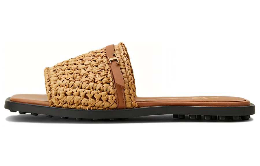 TOD'S Slide Slippers Women's Brown