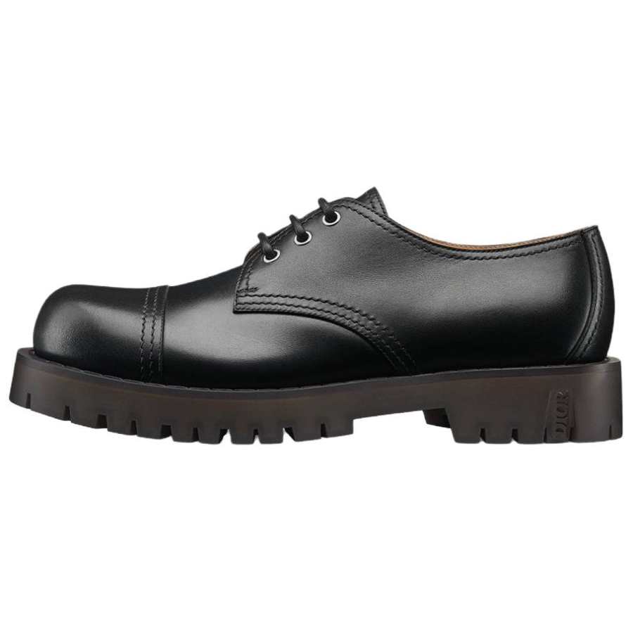 DIOR Explorer III Cow Leather Casual Shoes 4cm Men's Black