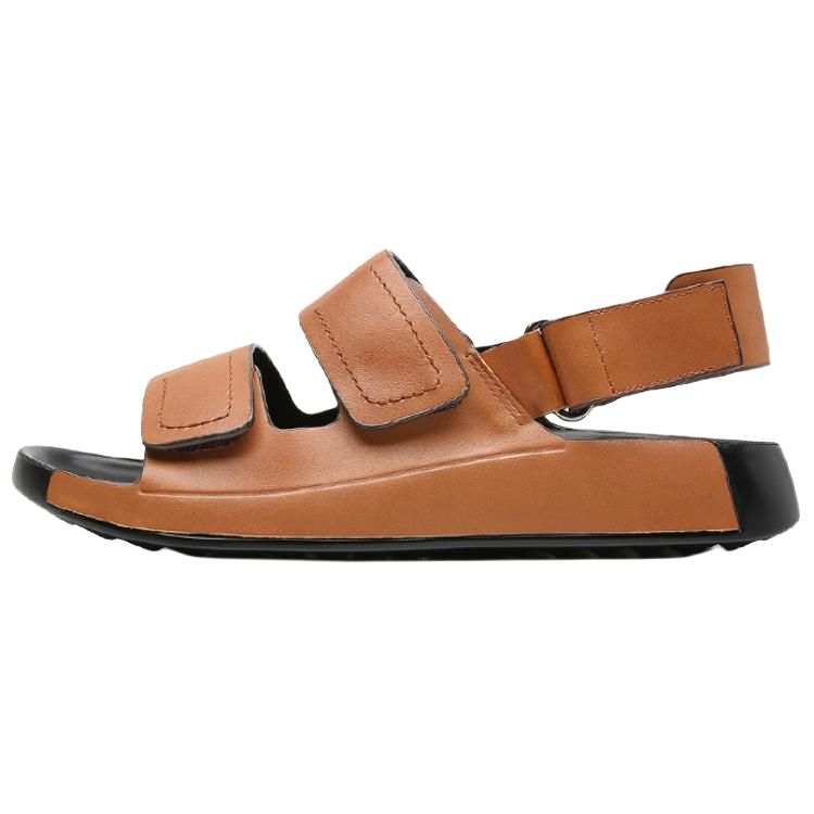 S.T.Dupont S. T.DUPONT One Strap Sandals 3cm Men's Yellow Brown