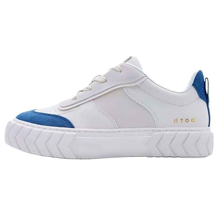 Both Both Cow Leather Low top Skateboard Shoes Unisex Denim Blue