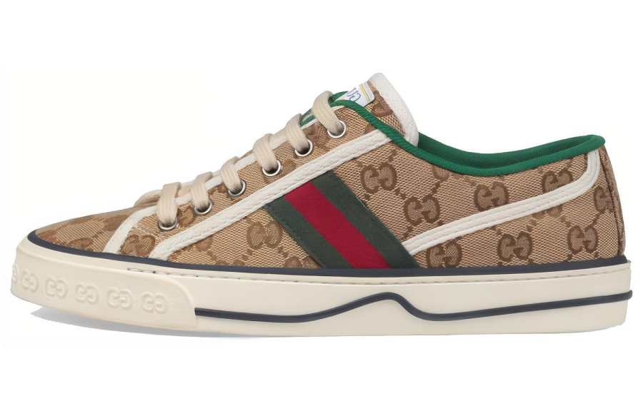 GUCCI Tennis 1977 Canvas Shoes Women's Ebony