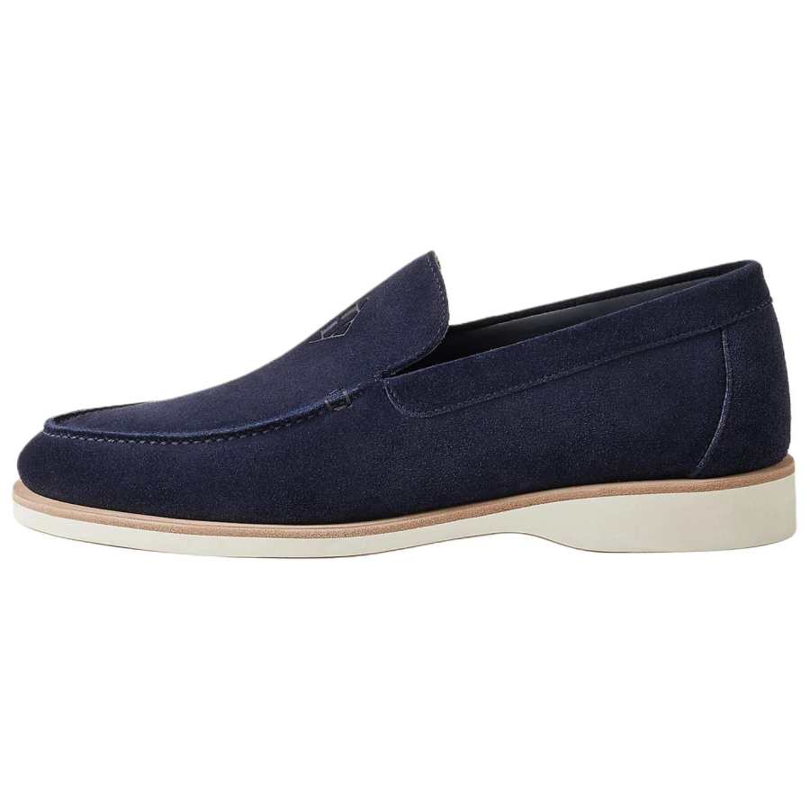 HERMES HERMES Low Casual Shoes 2.5cm Men's Blue