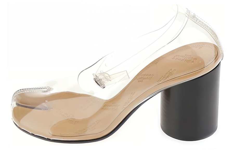 Maison Margiela Tabi 85mm Transparent Pumps