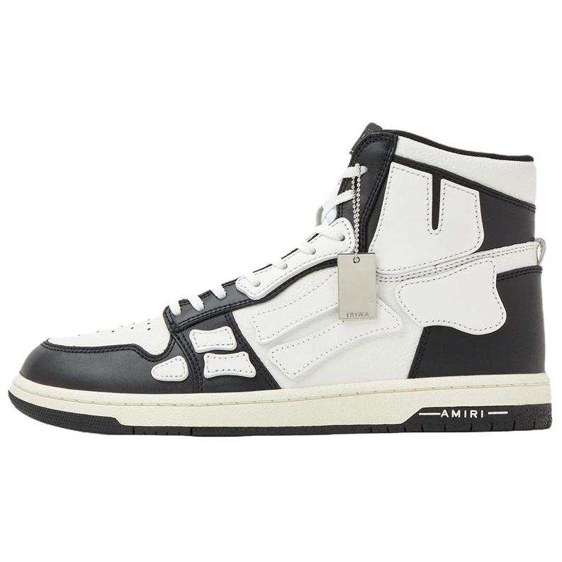 AMIRI AMIRI Skel High Tops Black White