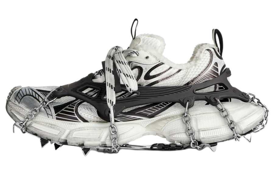 Balenciaga 3XL Ski Sneakers 'White Black Mesh' Women's