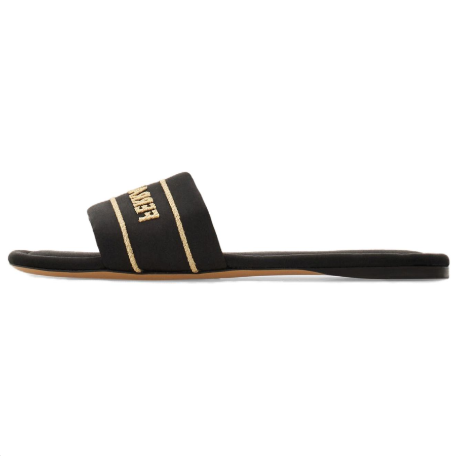 Ferragamo FERRAGAMO Slide Slippers Women's Black