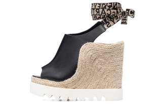 Stella McCartney Gaia 130mm Wedge Espadrilles