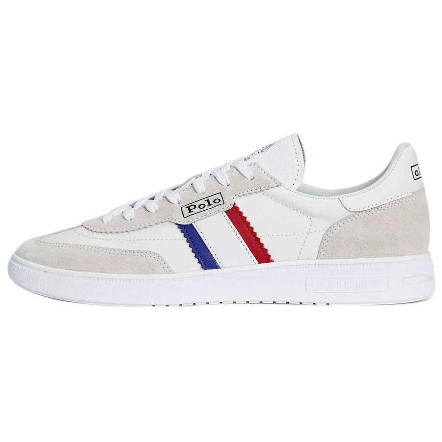 Polo Ralph Lauren Bedford Suede Low top Skateboard Shoes Men's White
