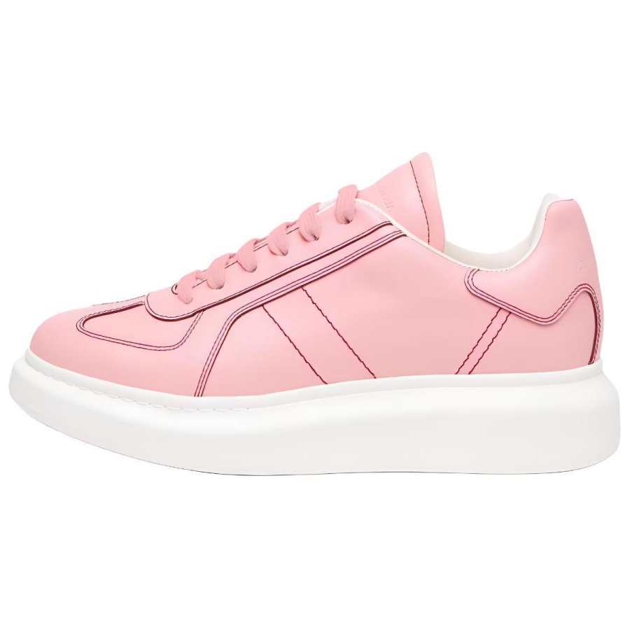 Alexander McQueen Leather Low top Casual Shoes Women's Pink