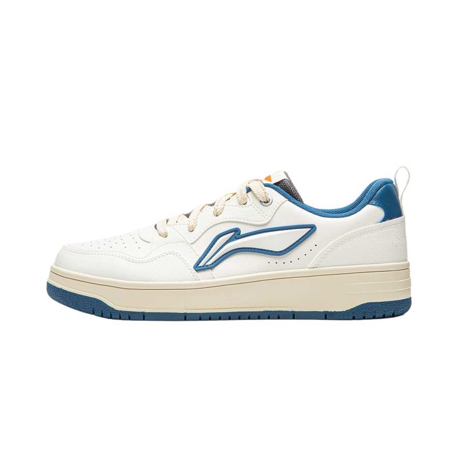 Li-Ning Li Ning Tianji Soft Low top Skateboard Shoes Men's White Blue