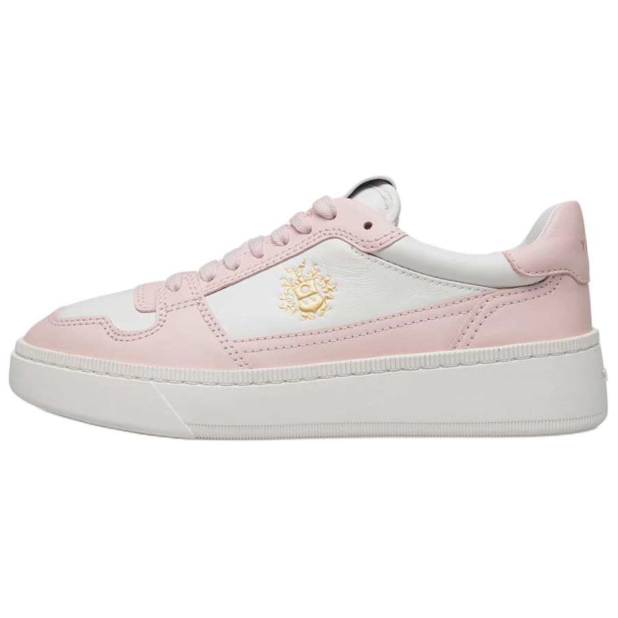 BALLY Raise Leather Low top Skateboard Shoes Women's Pink