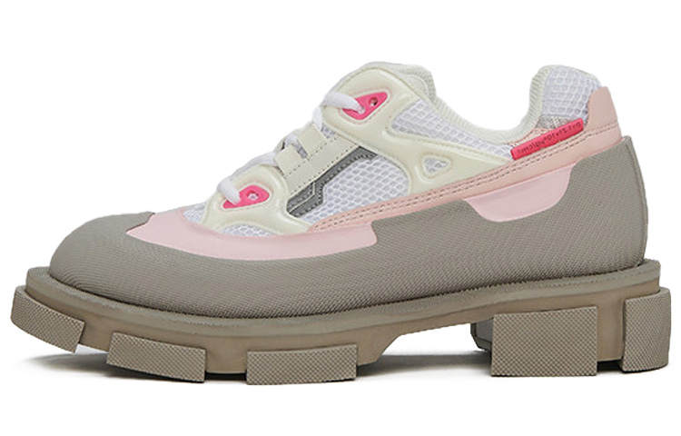 Both Both Gao Runner Low top Platform Shoes Women's White Gray Pink