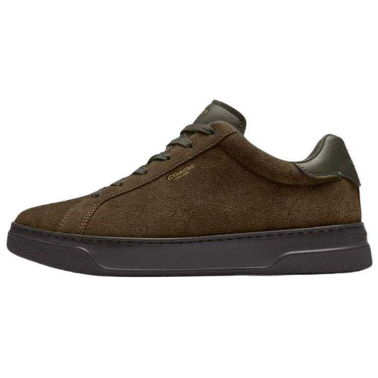 COACH Highline Low top Skateboard Shoes Men's Olive Green