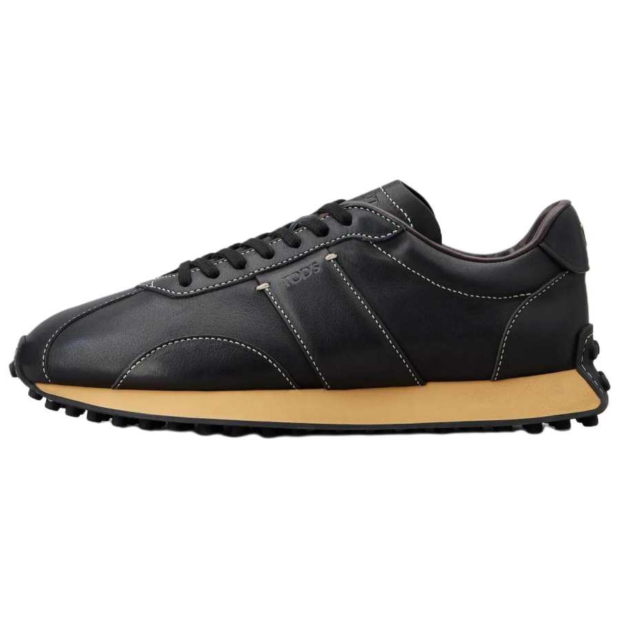 TOD'S T Vintage Low top Casual Shoes Men's Black