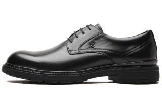 S.T.Dupont S. T.DUPONT Cow Leather Dress Shoes Men's Black