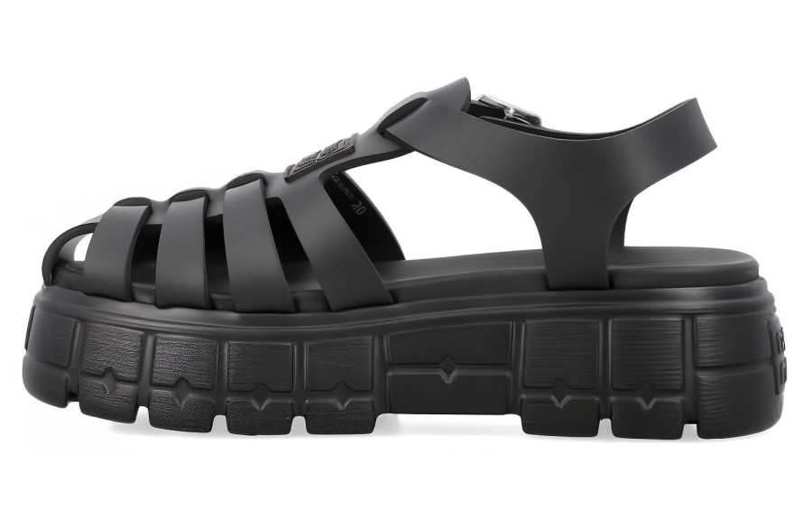 MIU MIU Roman Sandals Women's Black