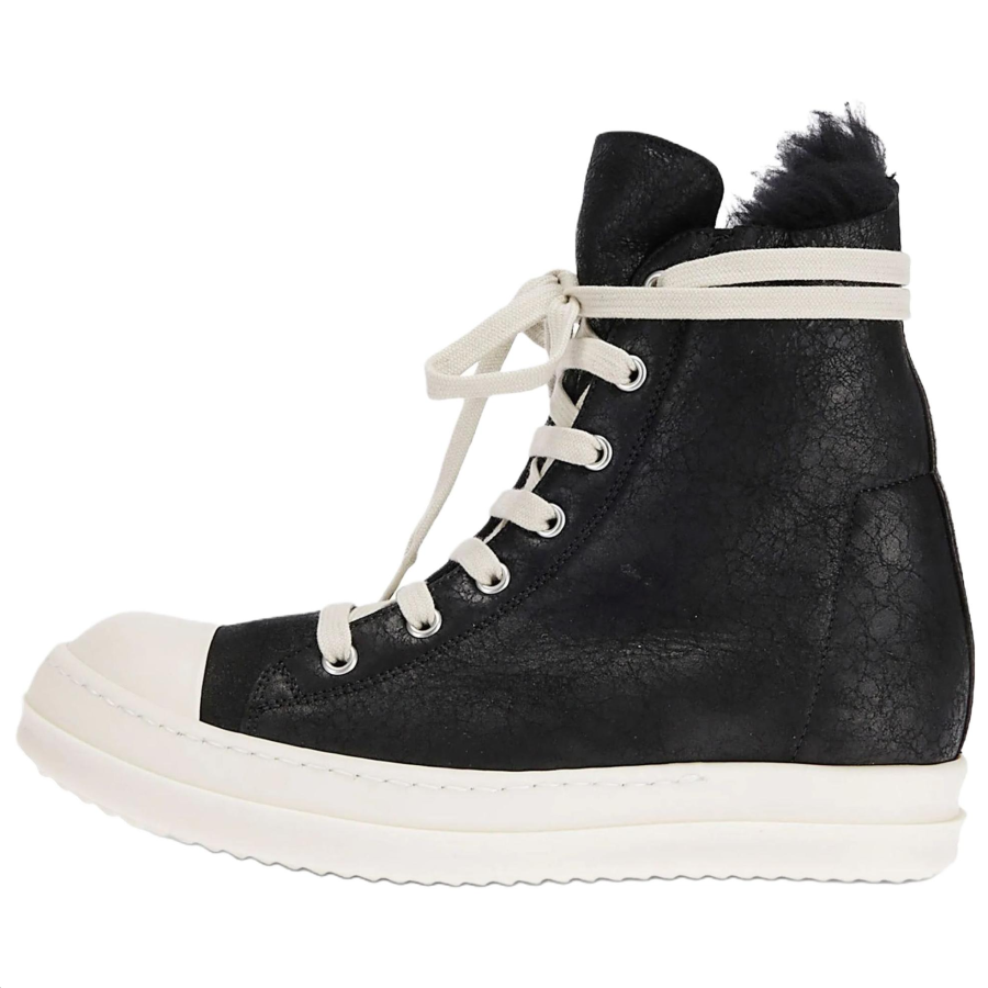 RICK OWENS RICK OWENS/RO Ramones High top Skateboard Shoes Women's Black