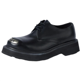 KENZO Kenzosmile Calfskin Casual Shoes 3.5cm Women's Black