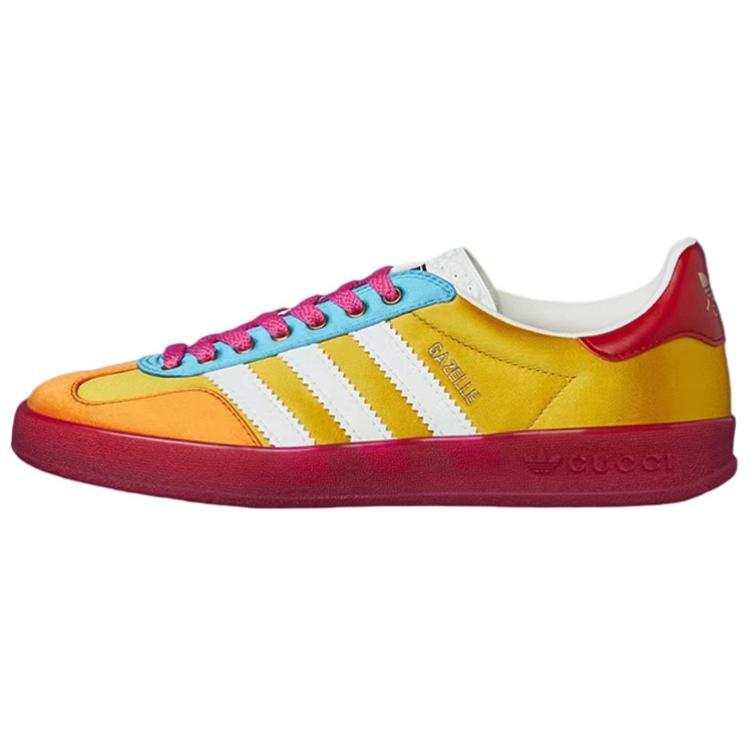 GUCCI Adidas GUCCI X Women's Gazelle 'Yellow White Red'