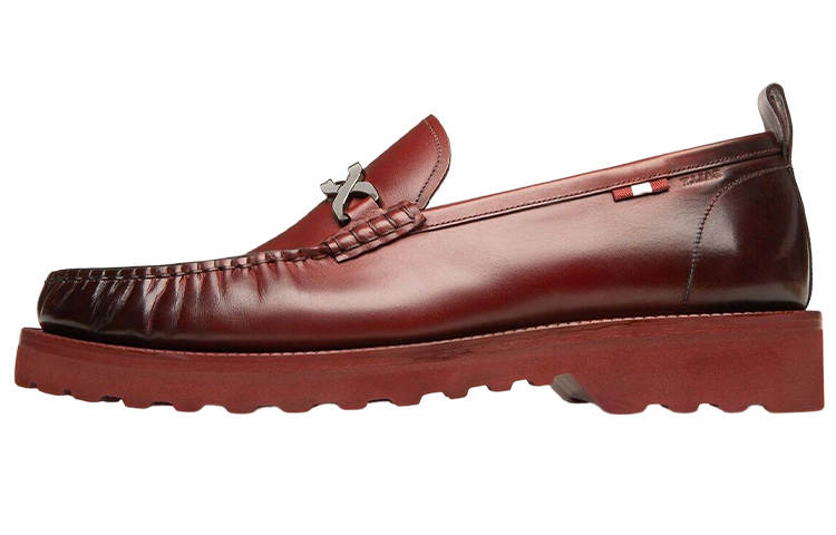 BALLY Leather Men's Casual Shoes Men's Umber