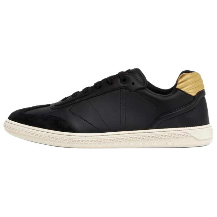 VERSACE VERSACE Greca Court VanVleet Low top Skateboard Shoes Men's Black