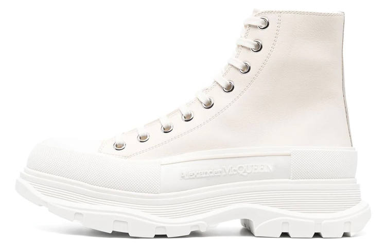 Alexander McQueen Alexander McQueen Lace Up Chunky Boots