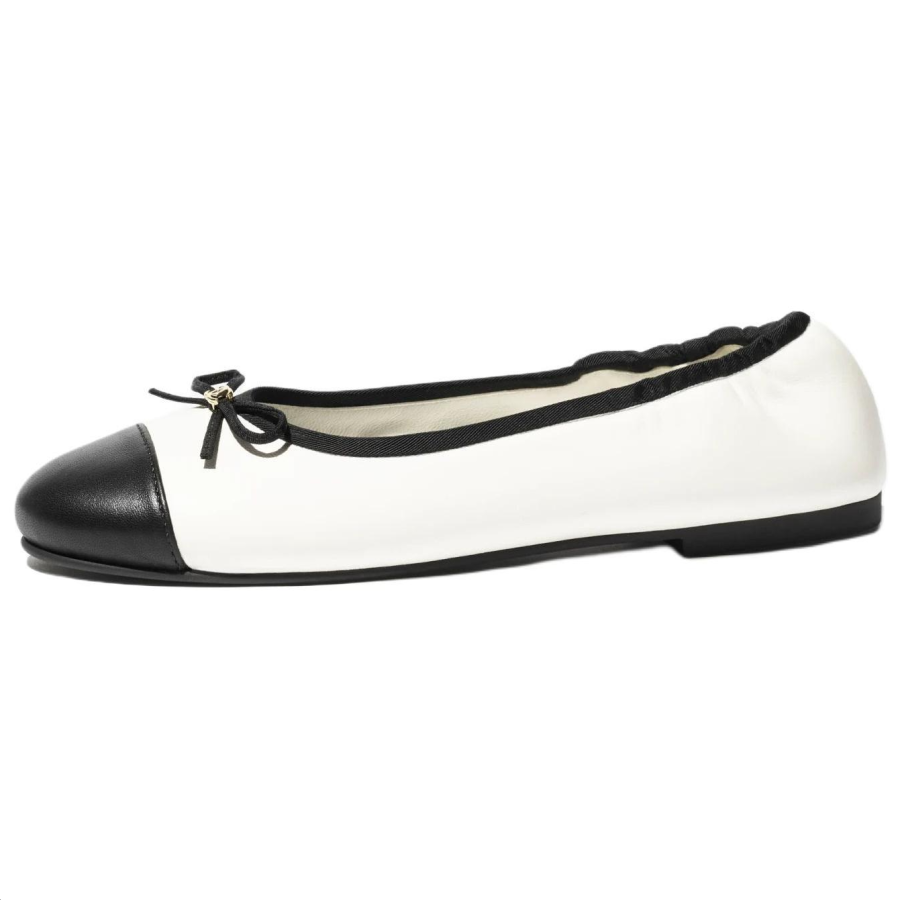 CHANEL Lambskin Women's Casual Shoes Women's White