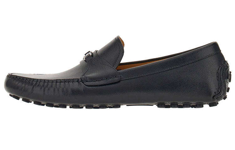 Ferragamo FERRAGAMO Gancini-buckle Leather Loafers