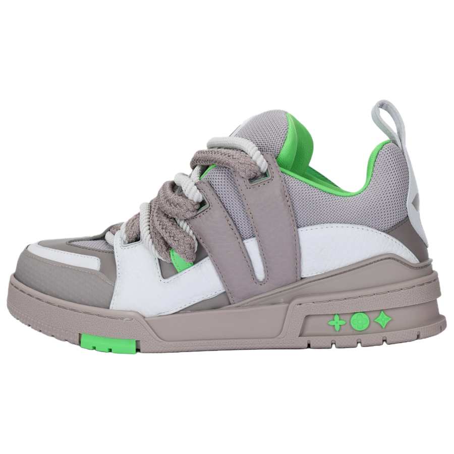 LOUIS VUITTON Skate Abrasion Resistant High top Skateboard Shoes Men's Gray