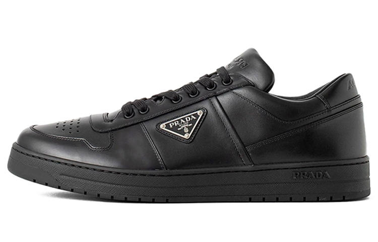 PRADA Downtown Abrasion Resistant Low top Skateboard Shoes Men's Black